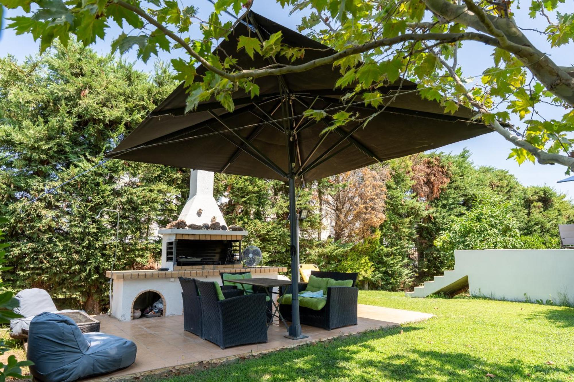 Beautiful Summer Villa In Chalkoutsi Khalkoutsion 外观 照片