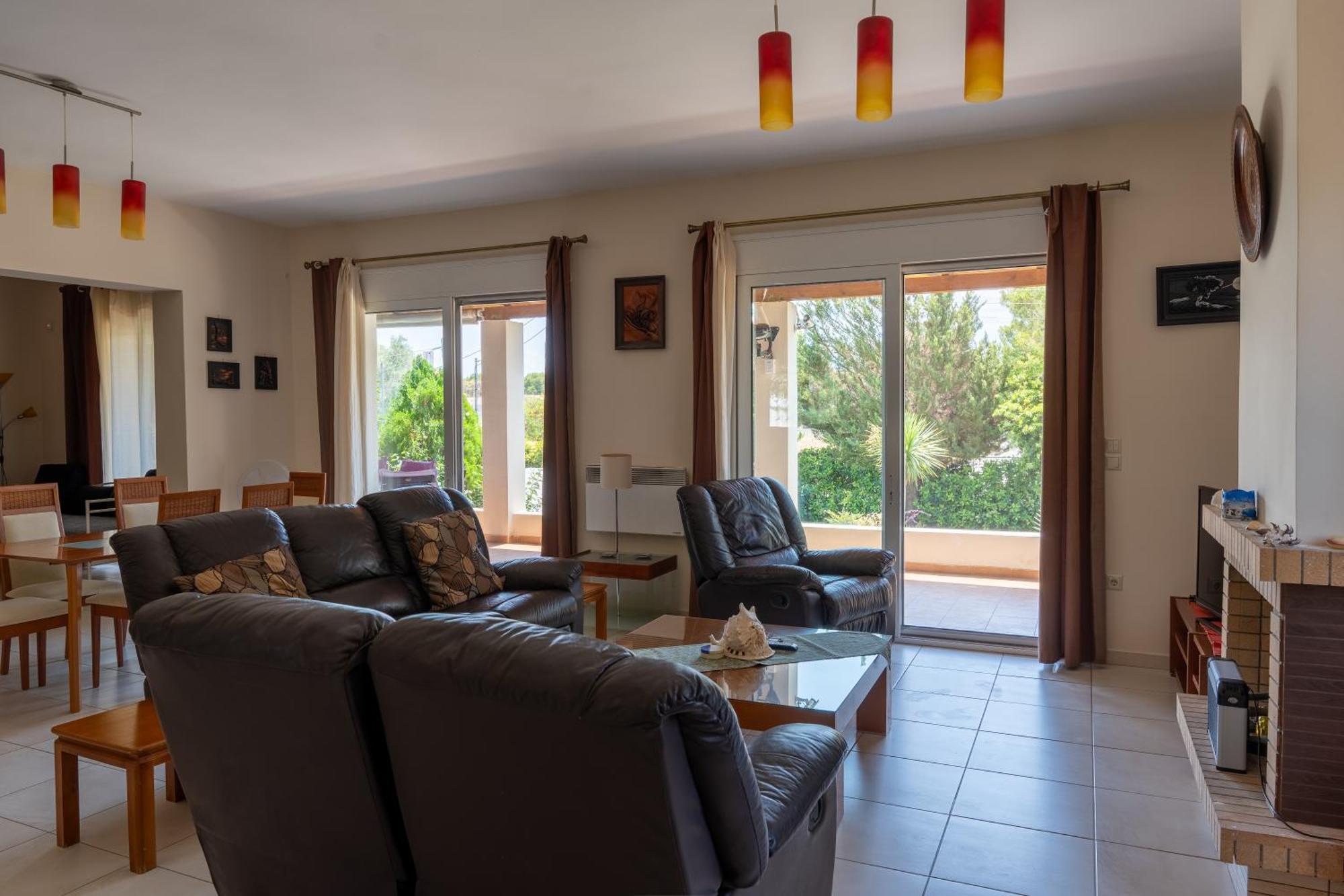 Beautiful Summer Villa In Chalkoutsi Khalkoutsion 外观 照片