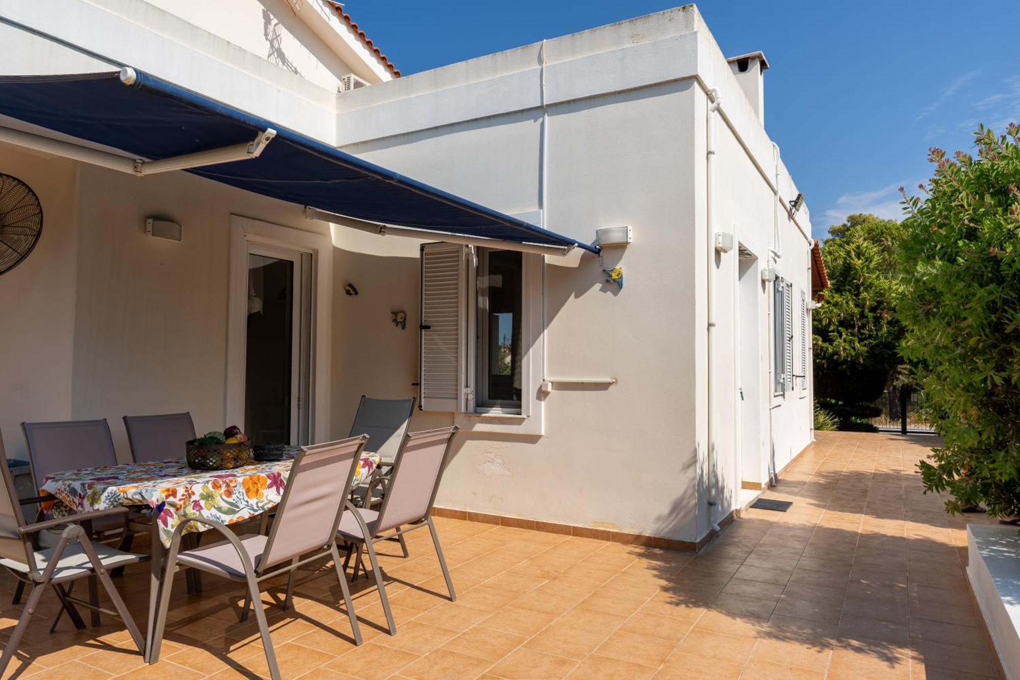 Beautiful Summer Villa In Chalkoutsi Khalkoutsion 外观 照片